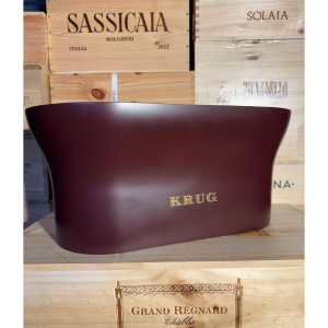 Vasca "Glacette" Krug Bordeaux Doppia Metallo 2x 0.75cl Accessorio - ASTA
