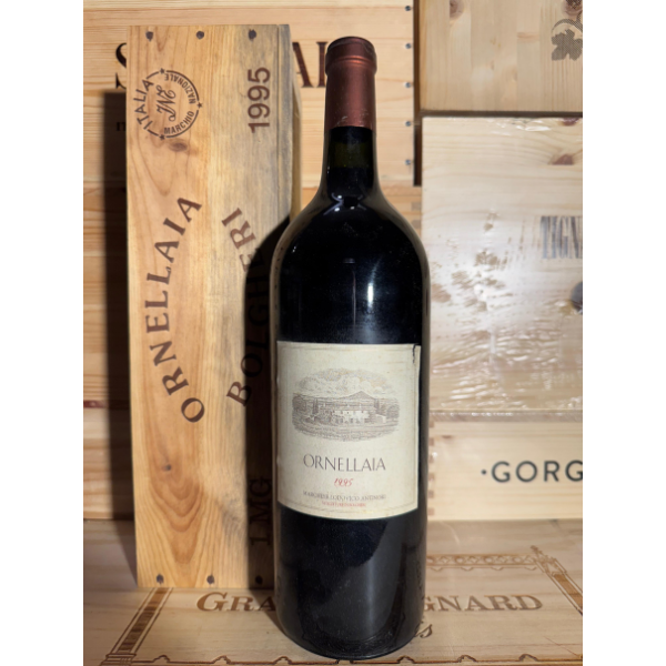 “Magnum” Ornellaia Vintage 1995 Cassa Legno Originale – Aste - immagine 2