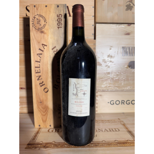 “Magnum” Ornellaia Vintage 1995 Cassa Legno Originale – Aste - immagine 6