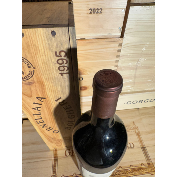 “Magnum” Ornellaia Vintage 1995 Cassa Legno Originale – Aste - immagine 3
