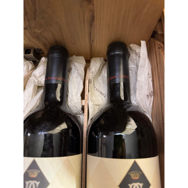4x Guado al Tasso 96-97-98-01 Cassa Vintage 010/100 Limit. Antinori – Aste - immagine 6