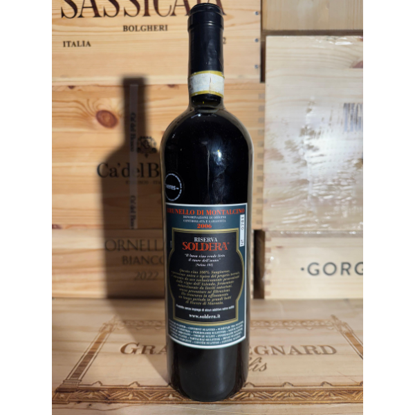 “Soldera” Brunello di Montalcino DOCG Riserva 2006 Case Basse – Aste - immagine 4