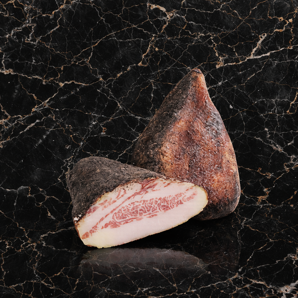 Guanciale Stagionato al Pepe Nero Affumicato Intero - Marche