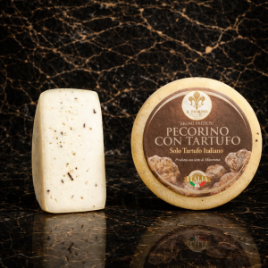 Pecorino Toscano "Aromi Preziosi" con Tartufo Nero Italiano 1/2 forma - Il Fiorino - Toscana